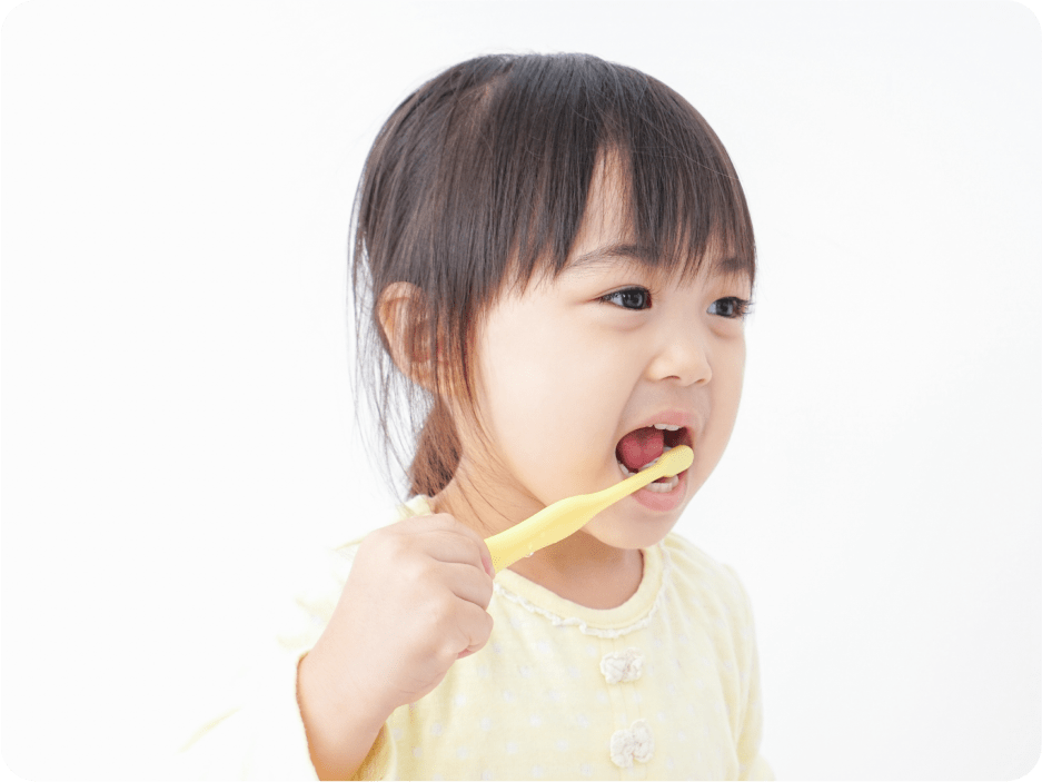 2〜3歳:歯磨きを始め、食生活にも気をつけよう